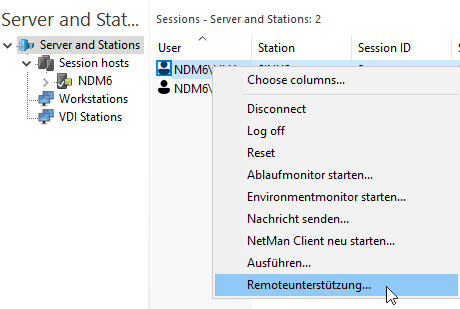 Remote-Unterstützung