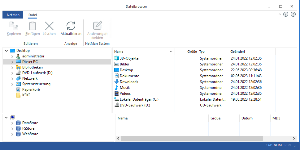 NetMan Dateibrowser 