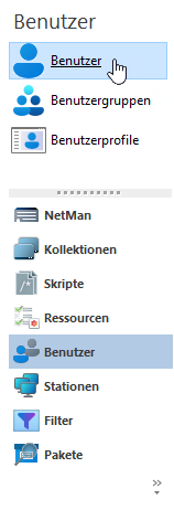 NetMan Center/Benutzer/Benutzer